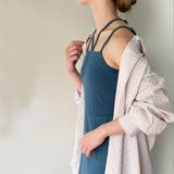 ダブルストラップリブキャミワンピース | JUNOAH | 詳細画像22 