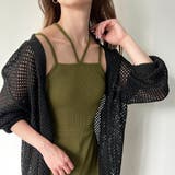 ダブルストラップリブキャミワンピース | JUNOAH | 詳細画像24 