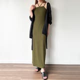 ダブルストラップリブキャミワンピース | JUNOAH | 詳細画像26 