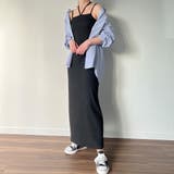 ダブルストラップリブキャミワンピース | JUNOAH | 詳細画像5 