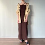 ダブルストラップリブキャミワンピース | JUNOAH | 詳細画像6 