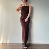 ダブルストラップリブキャミワンピース | JUNOAH | 詳細画像8 