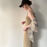 ダブルストラップリブキャミワンピース | JUNOAH | 詳細画像9 