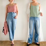 薄手7分袖シャツジャケット3点セットのセットアップ 7分袖テーラードジャケット … | JUNOAH | 詳細画像3 