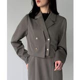 レイヤードデザインショートジャケット＋マーメイドキャミワンピースset | JUNOAH | 詳細画像10 