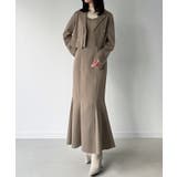 レイヤードデザインショートジャケット＋マーメイドキャミワンピースset | JUNOAH | 詳細画像14 