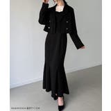 レイヤードデザインショートジャケット＋マーメイドキャミワンピースset | JUNOAH | 詳細画像2 