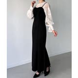 レイヤードデザインショートジャケット＋マーメイドキャミワンピースset | JUNOAH | 詳細画像7 