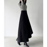 ポロニットドッキングラッフルフレアワンピース(薄手、裏地なし) | JUNOAH | 詳細画像23 