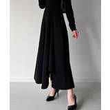 ポロニットドッキングラッフルフレアワンピース(薄手、裏地なし) | JUNOAH | 詳細画像8 