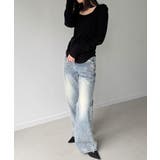 前後2way長袖パフスリーブカットソー | JUNOAH | 詳細画像15 