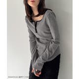 前後2way長袖パフスリーブカットソー | JUNOAH | 詳細画像2 