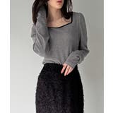 前後2way長袖パフスリーブカットソー | JUNOAH | 詳細画像8 