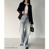 金ボタンフリンジツイードジャケット | JUNOAH | 詳細画像2