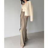 パイル編み金釦ニットジャケット | JUNOAH | 詳細画像7