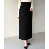 ツイードバックレースアップIラインスカート | JUNOAH | 詳細画像6