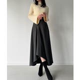 ラッフルレースアップスカート(裏地なし) | JUNOAH | 詳細画像6 