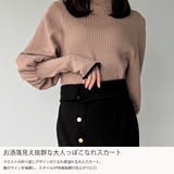 ボタンスリットIラインスカート(裏地なし) | JUNOAH | 詳細画像3