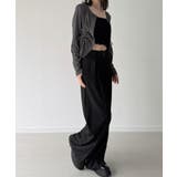 ドロストデザインリブカーディガン | JUNOAH | 詳細画像7 