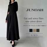 カットソーフレアワンピース(薄手・裏地なし) | JUNOAH | 詳細画像1
