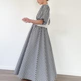 ビスチェ付きパフスリーブマキシ丈ワンピース | JUNOAH | 詳細画像13