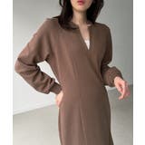 裏起毛レイヤードデザインマーメイドワンピース | JUNOAH | 詳細画像12