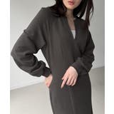 裏起毛レイヤードデザインマーメイドワンピース | JUNOAH | 詳細画像5