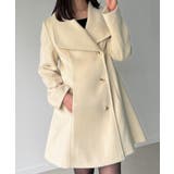 ショールカラーミドル丈ウエストシェイプフレアコート | JUNOAH | 詳細画像11