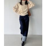 2wayネックゴールドボタンニットプルオーバー | JUNOAH | 詳細画像5 