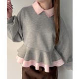 フリルレイヤードスウェット | JUNOAH | 詳細画像15