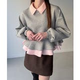 フリルレイヤードスウェット | JUNOAH | 詳細画像16