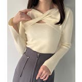 クロスドレープニットトップス | JUNOAH | 詳細画像8 