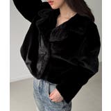 2wayカラーショート中綿フェイクファージャケット | JUNOAH | 詳細画像13