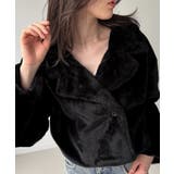 2wayカラーショート中綿フェイクファージャケット | JUNOAH | 詳細画像14