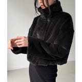 2wayカラーショート中綿フェイクファージャケット | JUNOAH | 詳細画像17