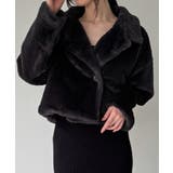 2wayカラーショート中綿フェイクファージャケット | JUNOAH | 詳細画像19