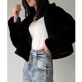 2wayカラーショート中綿フェイクファージャケット | JUNOAH | 詳細画像7