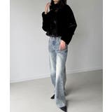 2wayカラーショート中綿フェイクファージャケット | JUNOAH | 詳細画像8