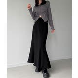 ブラック | スウェットマーメイドスカート | JUNOAH