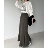 スウェットマーメイドスカート | JUNOAH | 詳細画像7