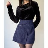 ラメツイードラップデザインスカパン | JUNOAH | 詳細画像7 