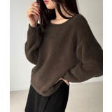 バックベロアリボンシャギーニットトップス | JUNOAH | 詳細画像10