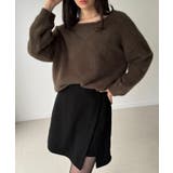 バックベロアリボンシャギーニットトップス | JUNOAH | 詳細画像7