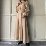 ウエストタックバックレースアップワンピース | JUNOAH | 詳細画像16