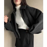 ステンカラーショートコート | JUNOAH | 詳細画像13