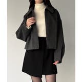 ステンカラーショートコート | JUNOAH | 詳細画像14