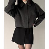 ステンカラーショートコート | JUNOAH | 詳細画像16