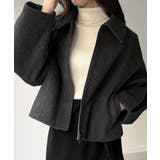 ダークグレー | ステンカラーショートコート | JUNOAH