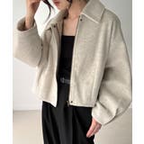 ステンカラーショートコート | JUNOAH | 詳細画像5