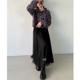 つぶつぶミックスカラー襟付きニットカーディガン | JUNOAH | 詳細画像7 